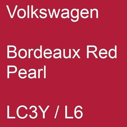 Volkswagen, Bordeaux Red Pearl, LC3Y / L6.